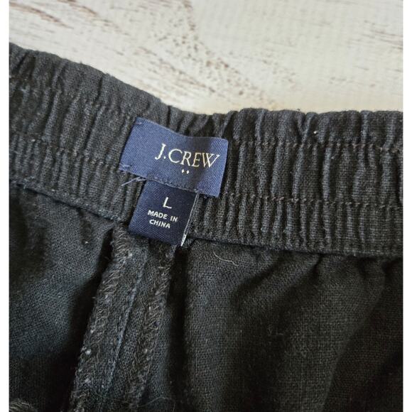 Old Navy High Waist Black Linen Shorts sz L - Picture 2 of 3